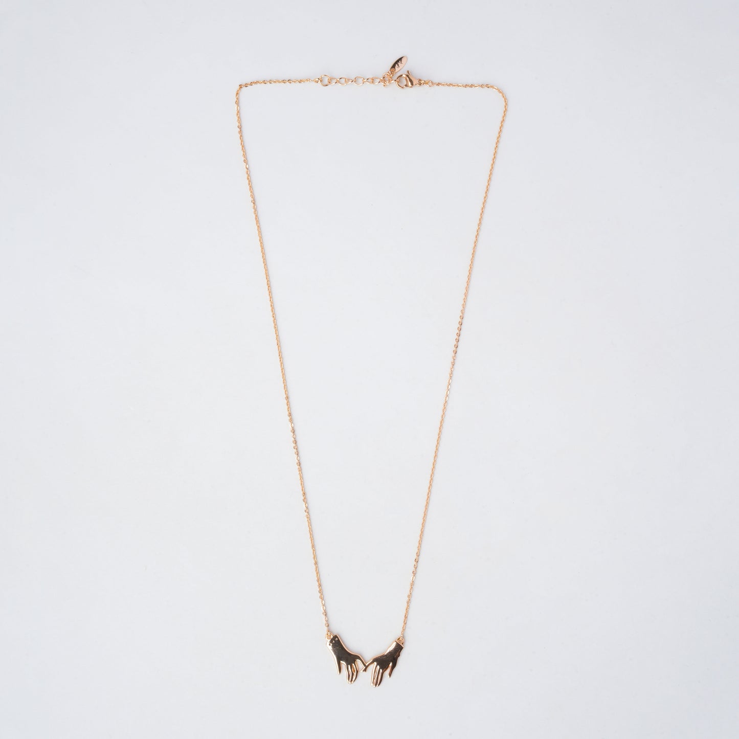 2 hand  18K GOLD PLATED NECKLACE