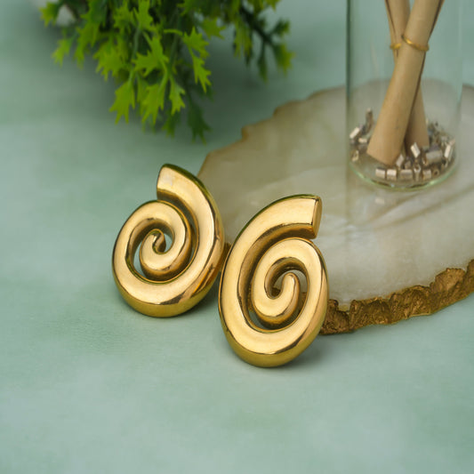 Jalebi 18K GOLD PLATED EARRINGS