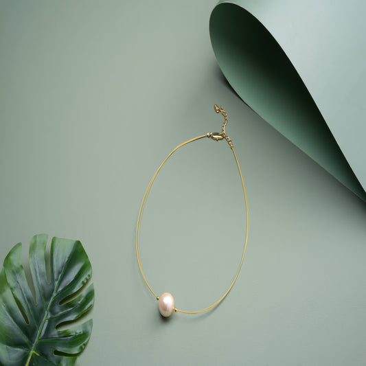 Small pulse 18K GOLD PLATED NECKLACE