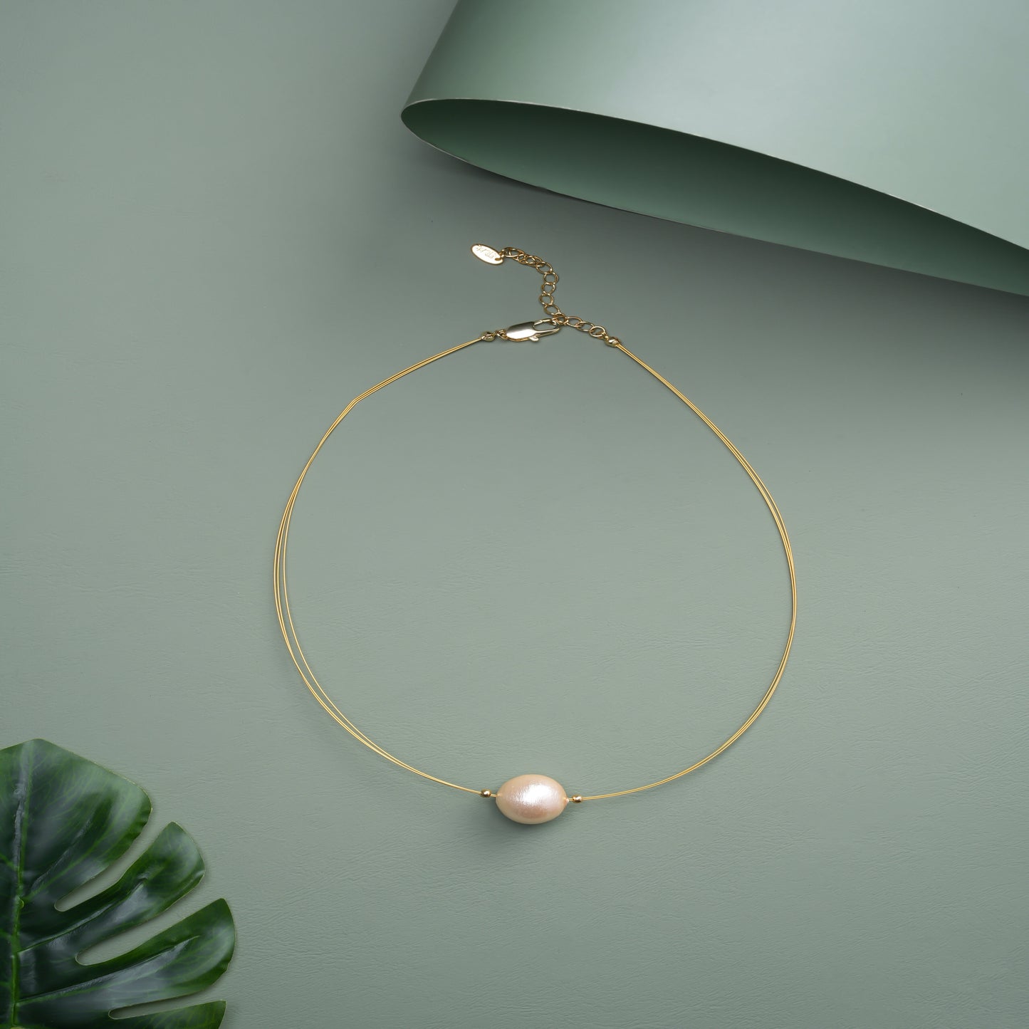 Small pulse 18K GOLD PLATED NECKLACE