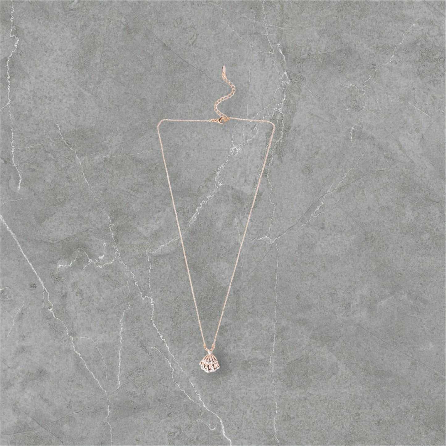 Cute ROSEGOLD PLATED NECKLACE